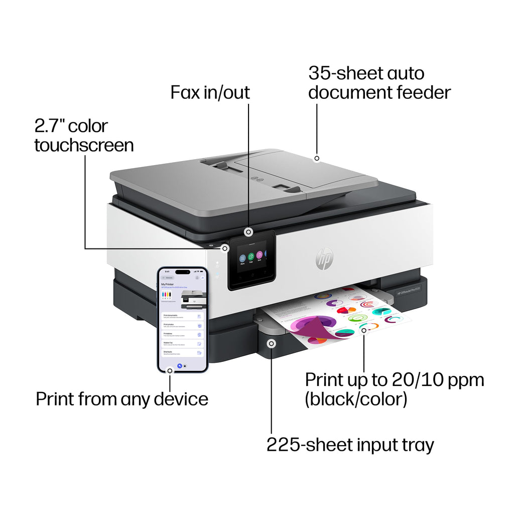 Wireless All-in-One Color Inkjet Printer D259836