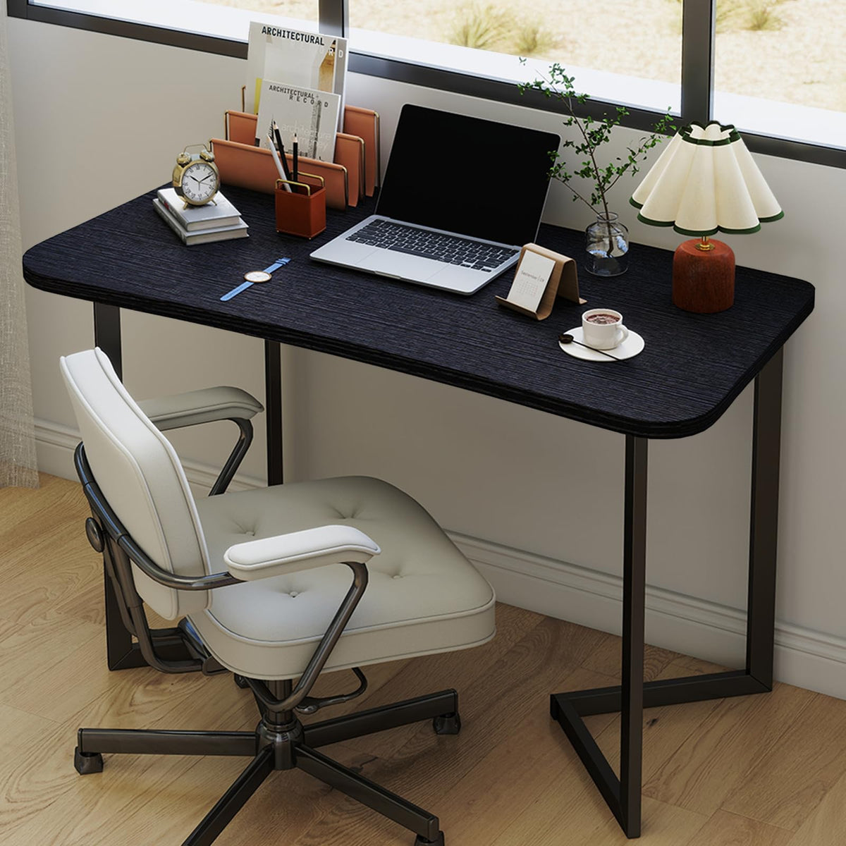 40 Inch Black Computer Desk E362929