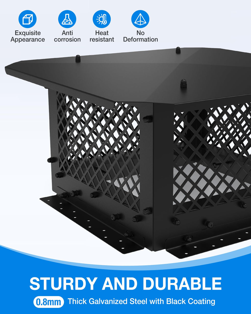 Rectangular Chimney Cap 14"x19" U2699