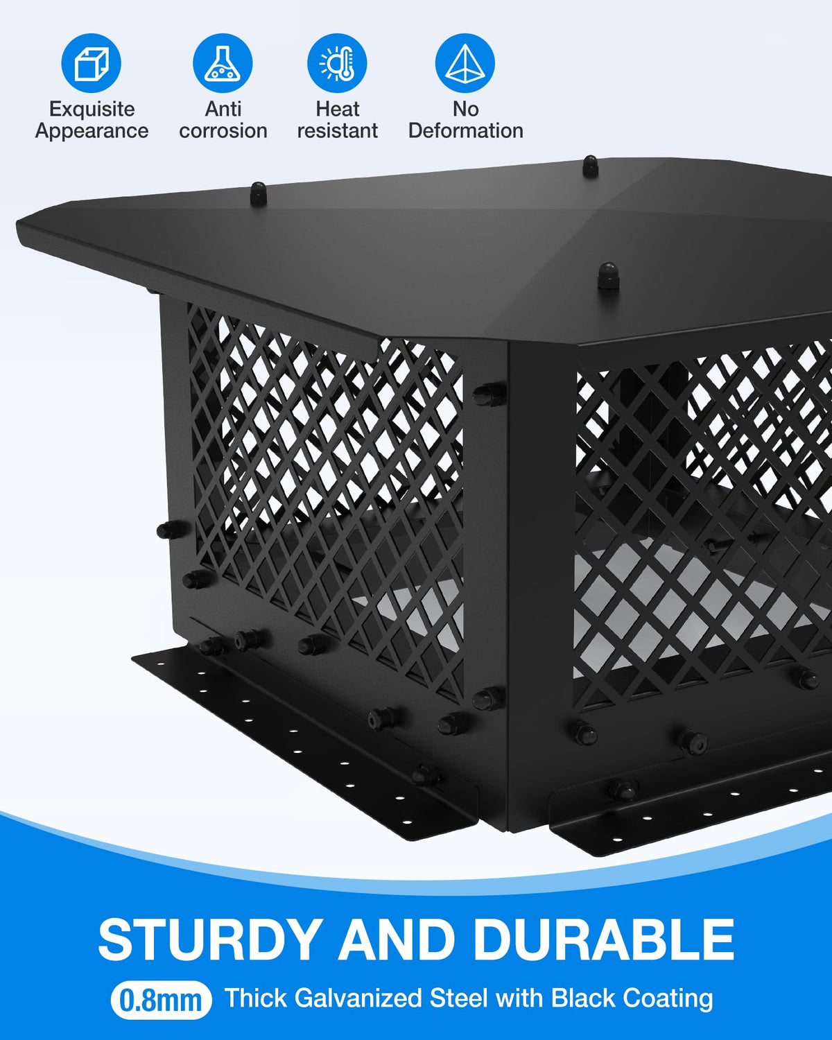 Rectangular Chimney Cap 14"x19" U2699