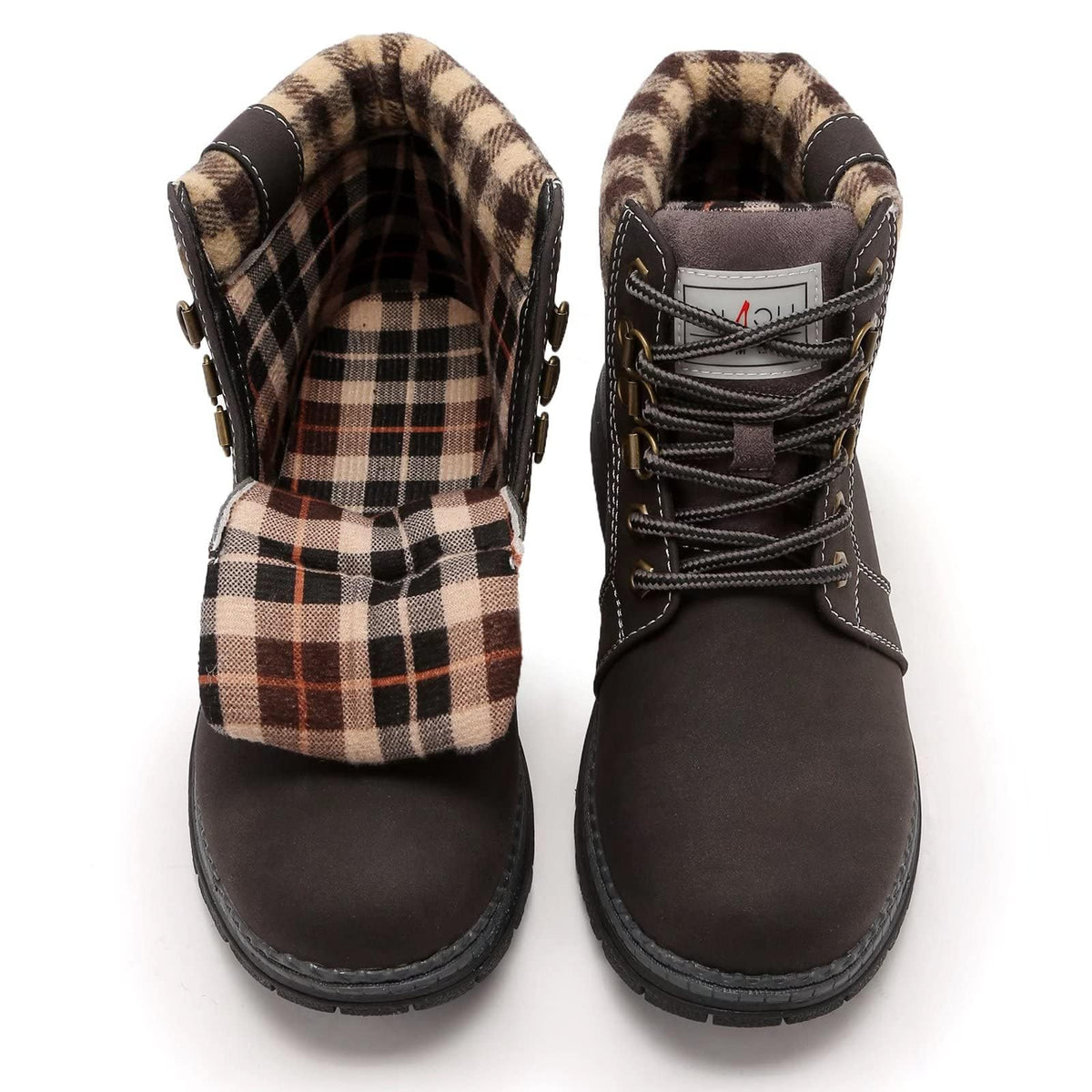 Waterproof Lightweight Fur Lined Hiking Boots V1235