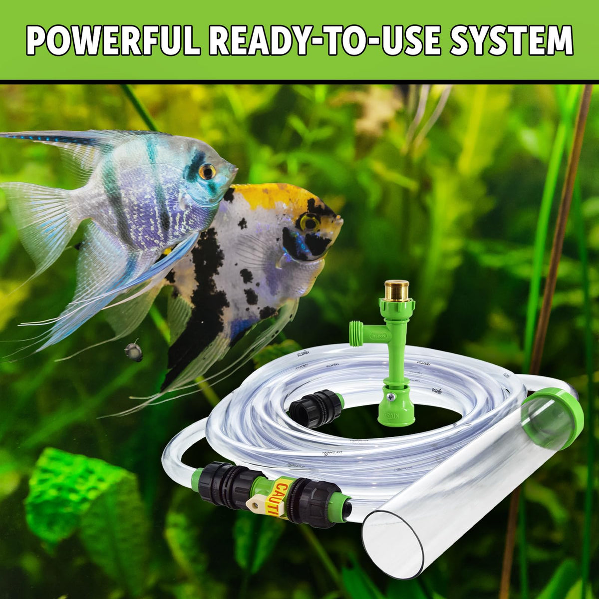 Aquarium Maintenance System, Gravel Cleaner and Water Changer, 25 Foot M709454