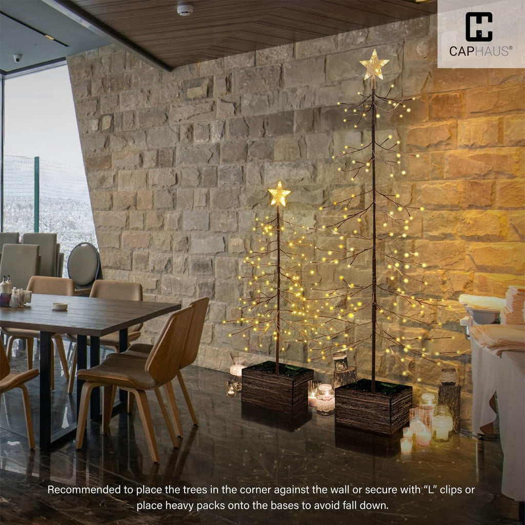 8 Ft Pre-Lit Twinkling Christmas Tree with Lights T82765