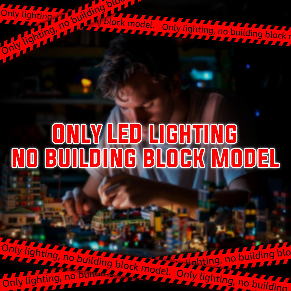 Light Kit Compatible with Technic Car, Lighting Accessories for Display W7299