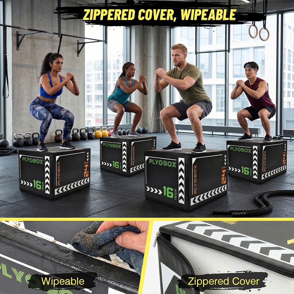 3-in-1 Plyometric Jump Box Z973221