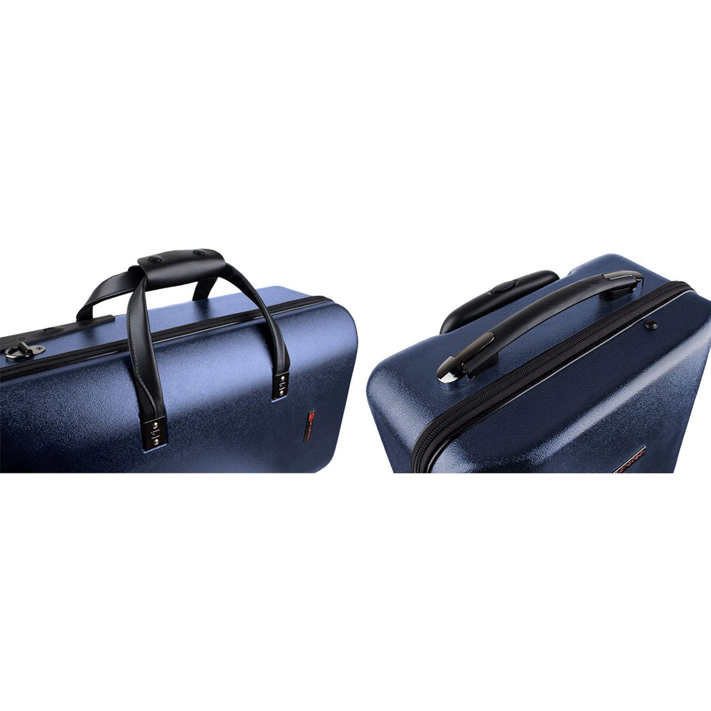 Blue Triple Trumpet Case with Wheels D73391