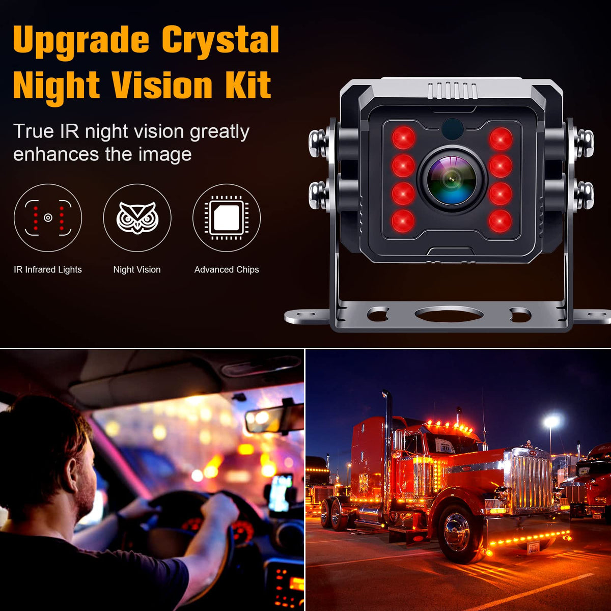 7" Split Screen Dual Backup Camera System J36855