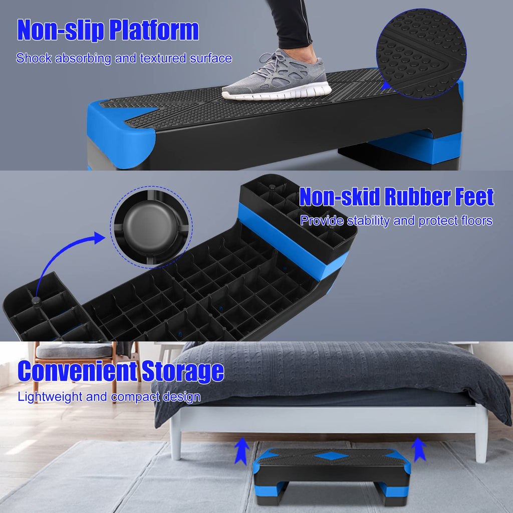 Adjustable Aerobic Stepper O76066