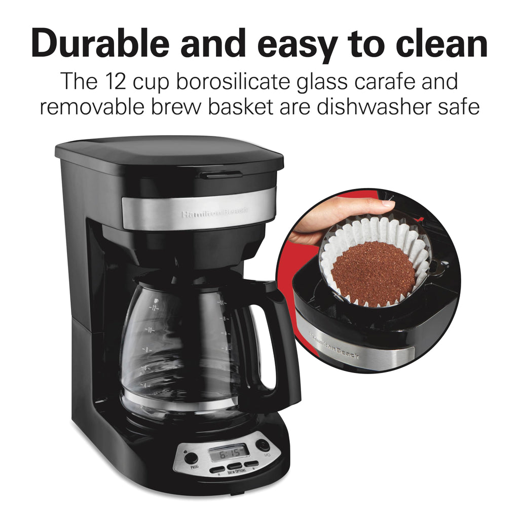 12 Cup Programmable Drip Coffee Maker I217
