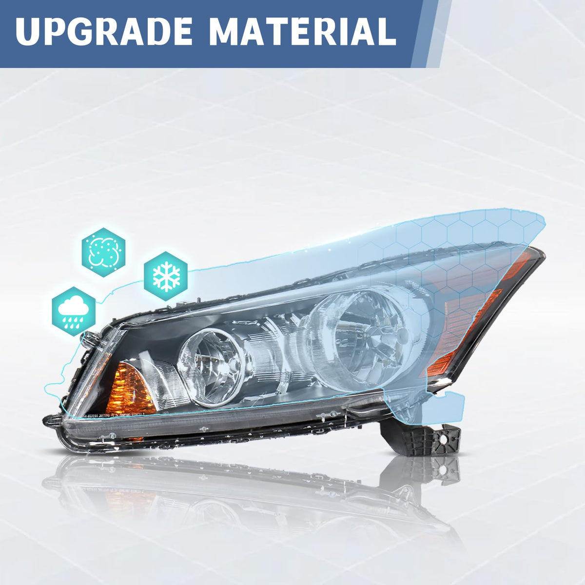 Headlights Assembly Replacement 4Dr B604