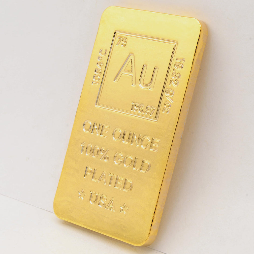 1 oz Gold Plated Bar Y486803