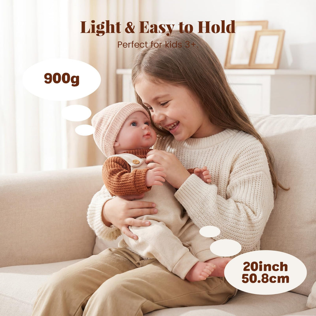20 Inch Soft Body Reborn Baby Dolls Boy I82516