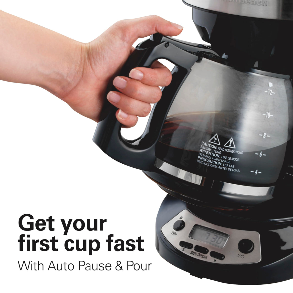 12 Cup Programmable Drip Coffee Maker I217