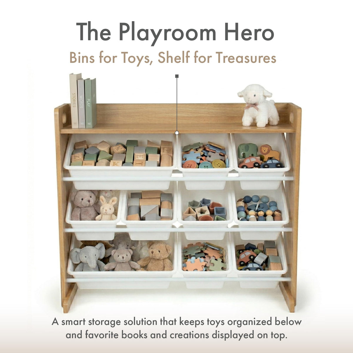 Kids Toy Organizer with 9 Bins Z571549