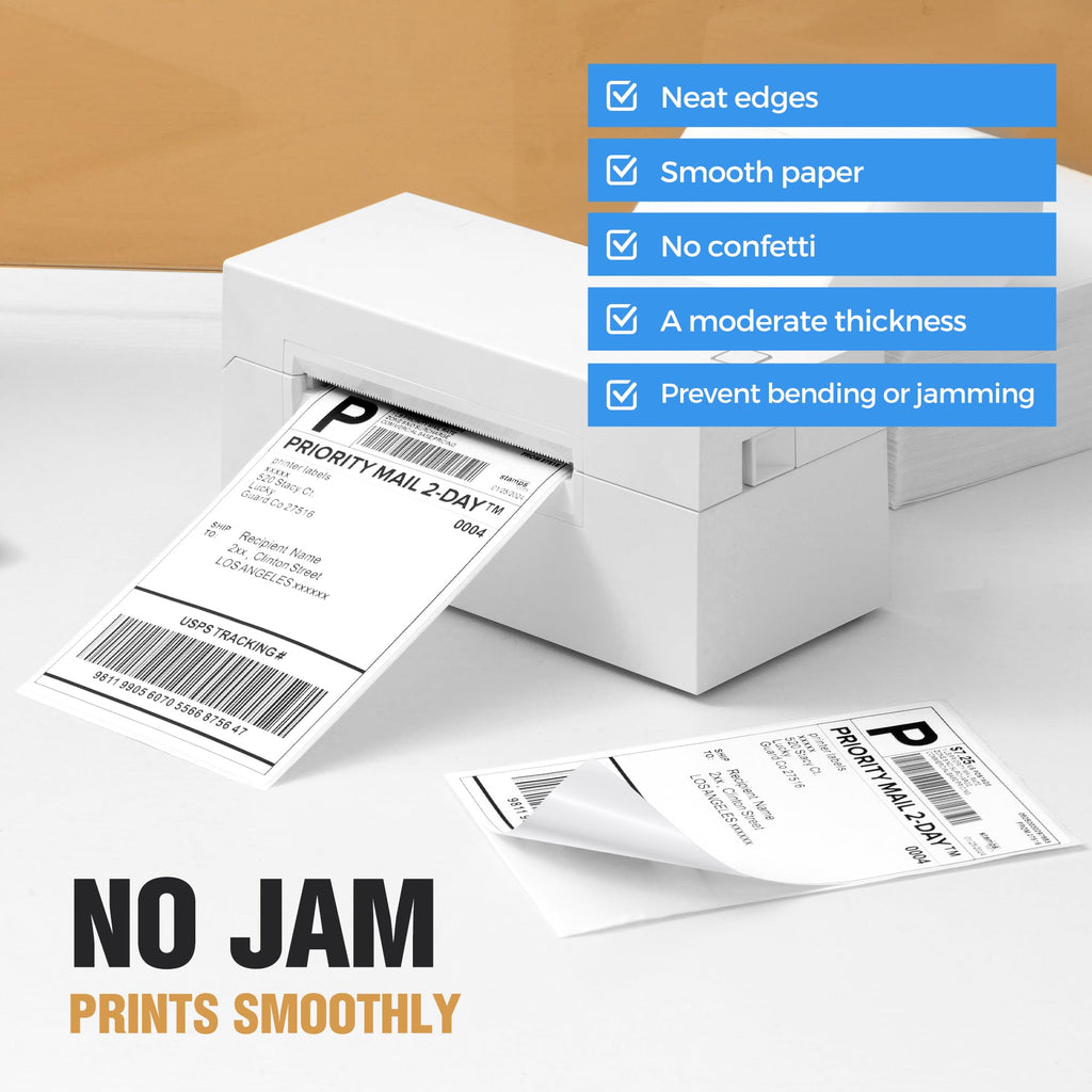 4" x 6" Direct Thermal Labels 4000 Thermal Printer Paper L45396