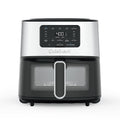 6-Quart Air Fryer with 5 Cooking Functions, Stainless Steel & Black L78831