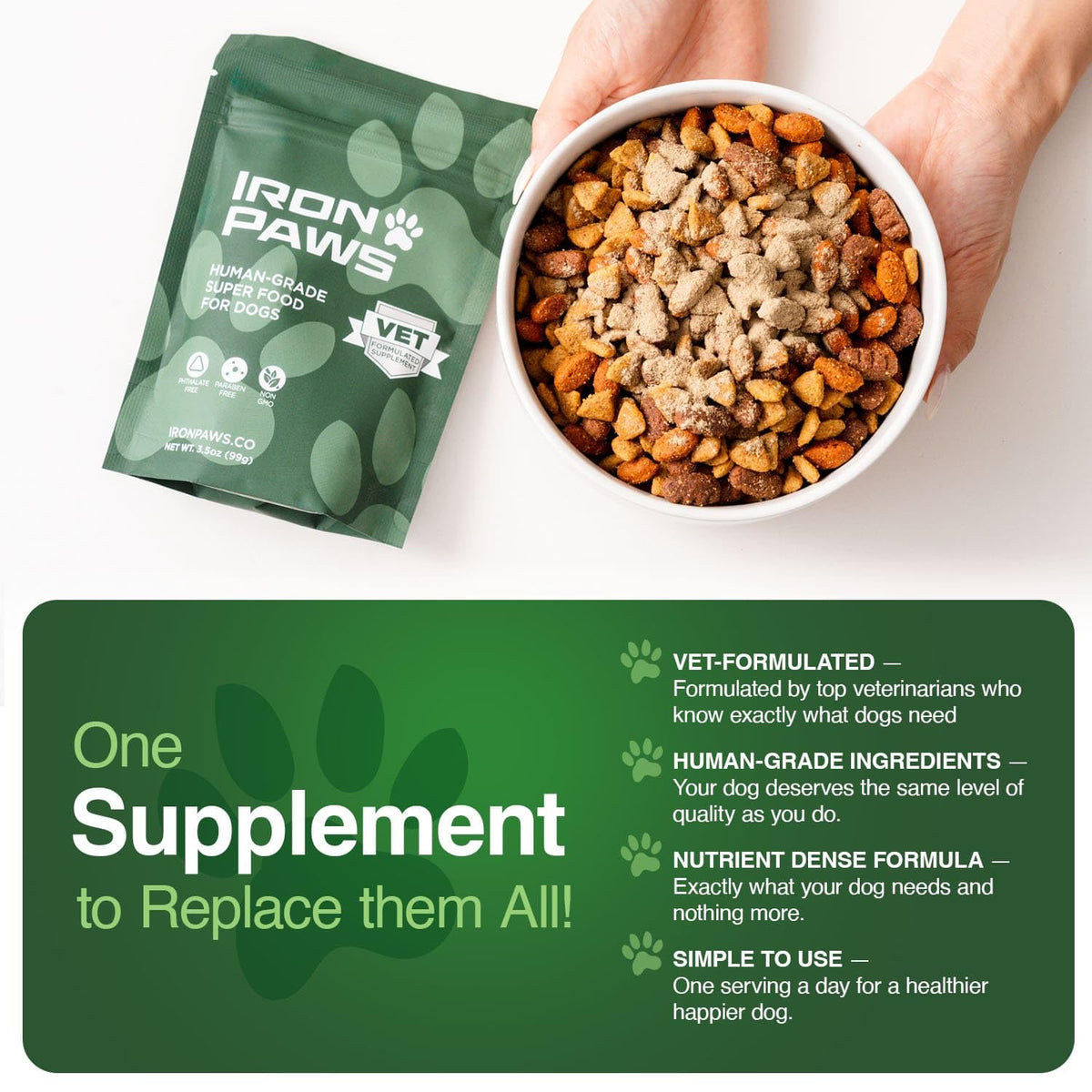 Greens Powder Supplement 3.5 oz F49761
