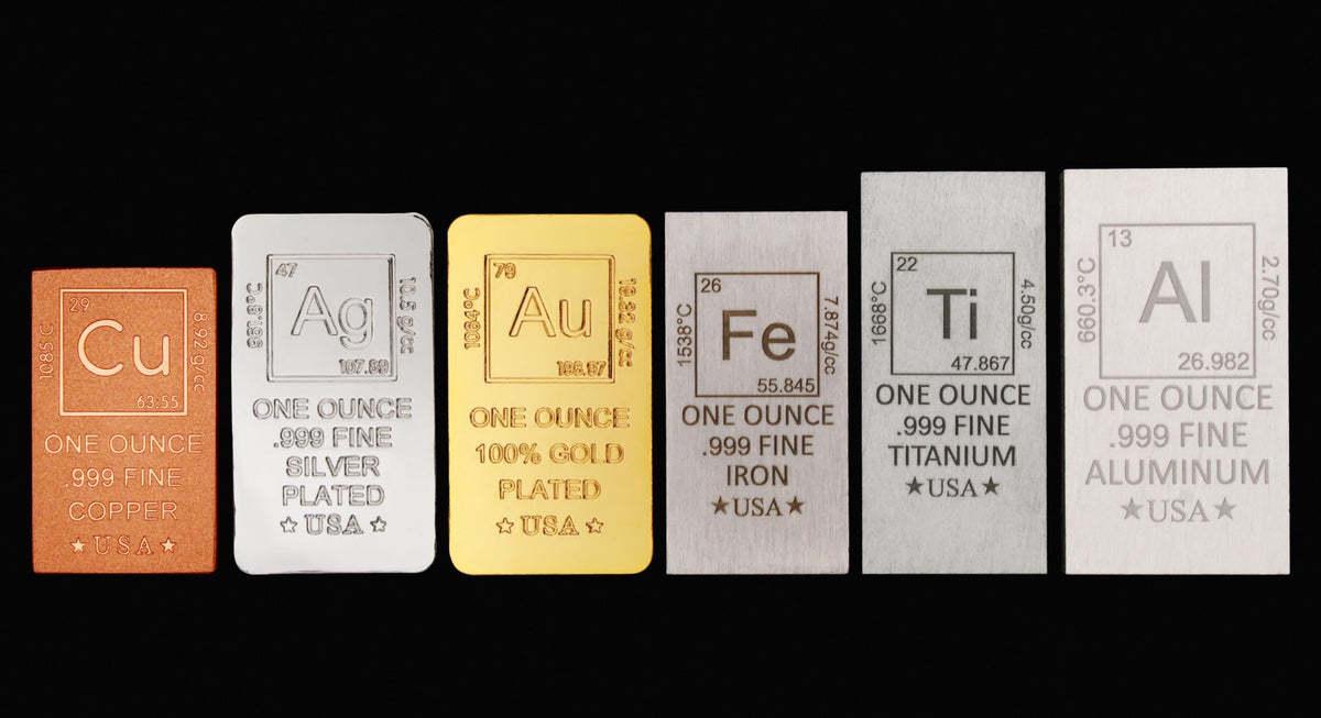 1 oz Gold Plated Bar Y486803