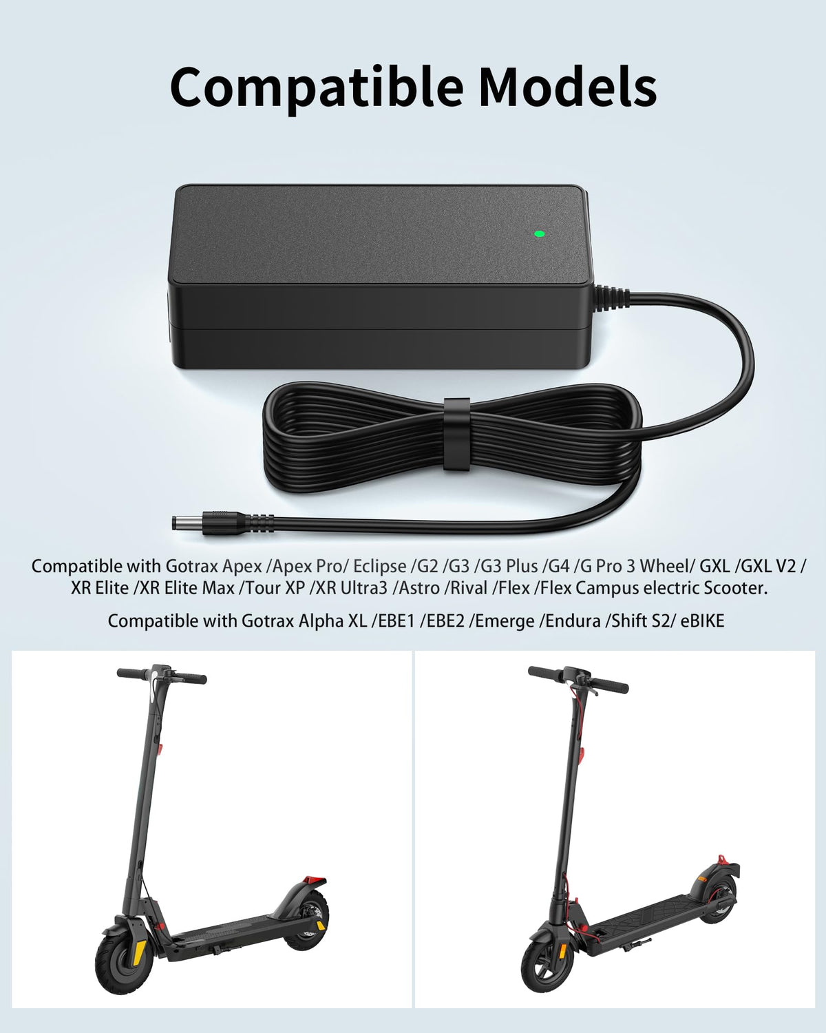 42V 2A Charger for Electric Scooters X8475