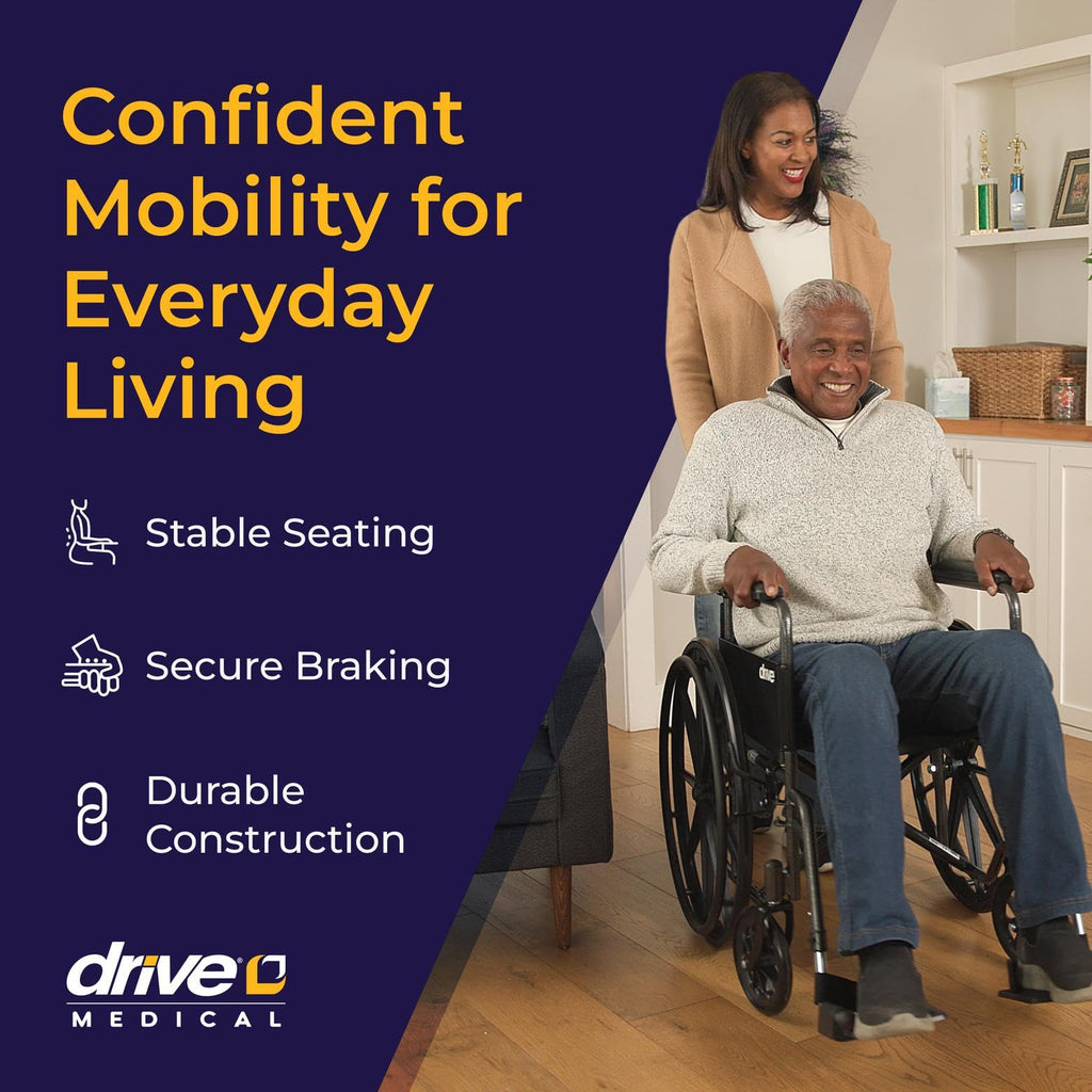 Silver Sport 1 Folding Transport Wheelchair P7984