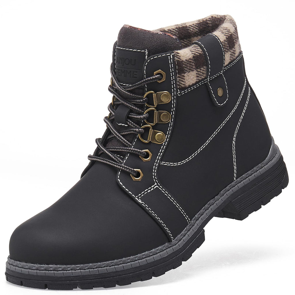 Waterproof Lightweight Fur Lined Hiking Boots V1235