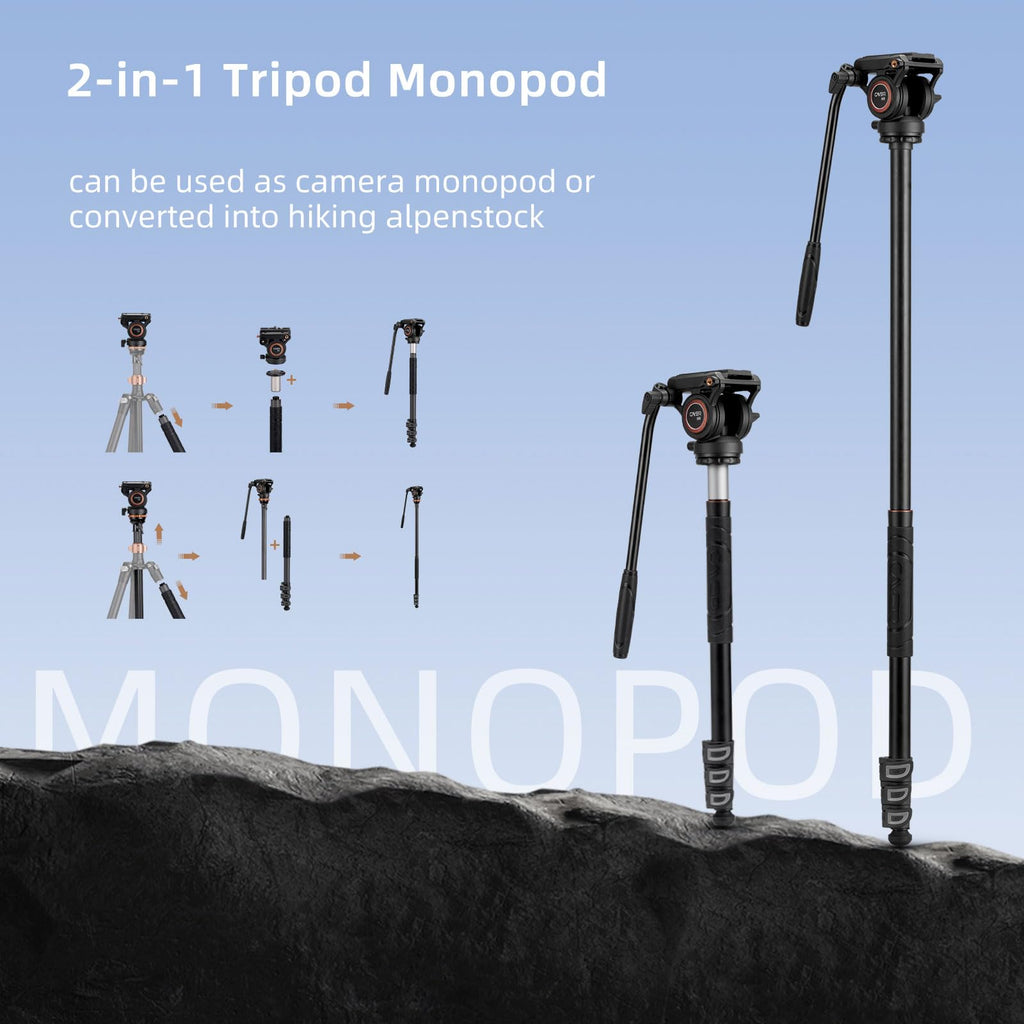 Carbon Fiber 4-Section Tripod D7018