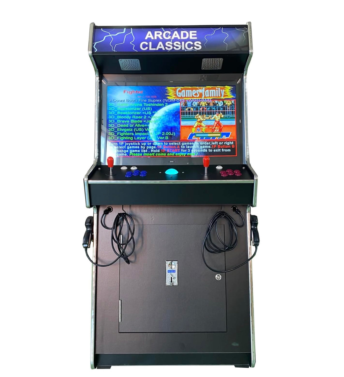 Full Size Upright 2 Player Arcade Machine with 2 Shooting Guns S574083