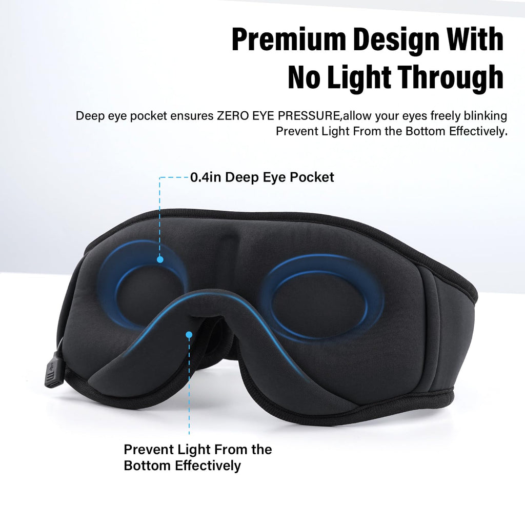 Sleep Mask with Bluetooth Headphones O7271