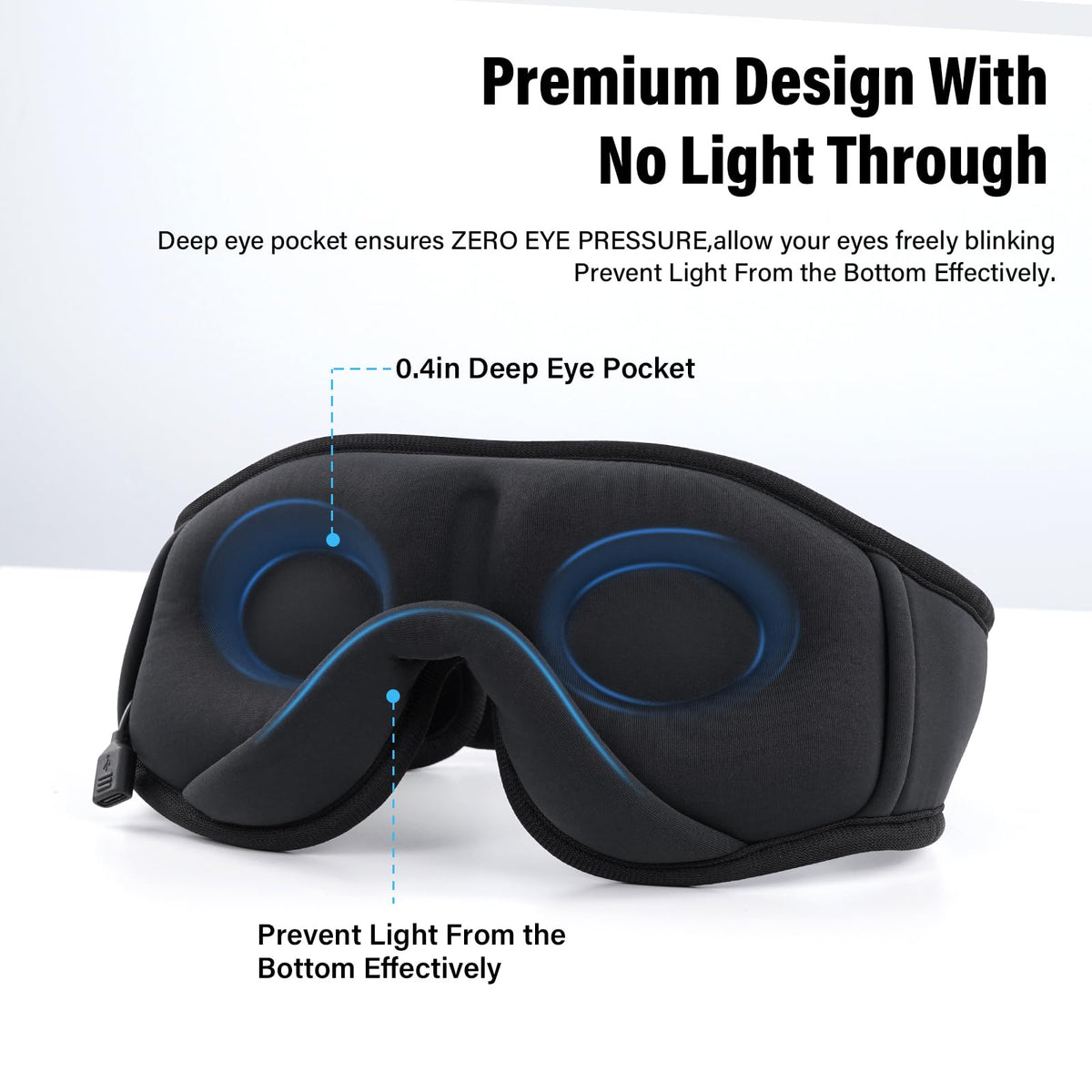 Sleep Mask with Bluetooth Headphones O7271
