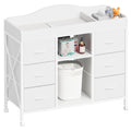 White 6 Drawer Dresser A1962