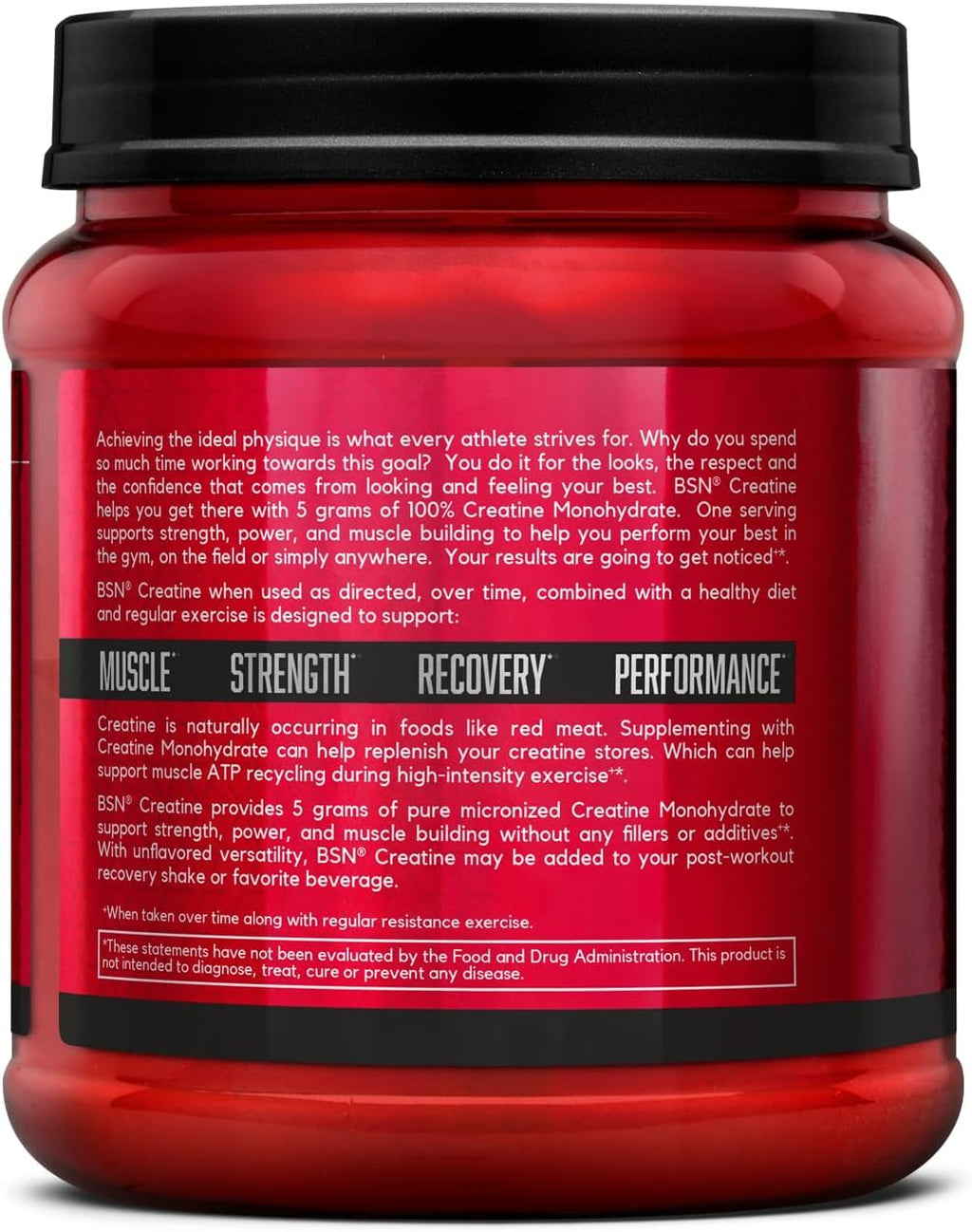 Micronized Creatine Monohydrate Powder, 5g per Serving, 60 Servings D380261