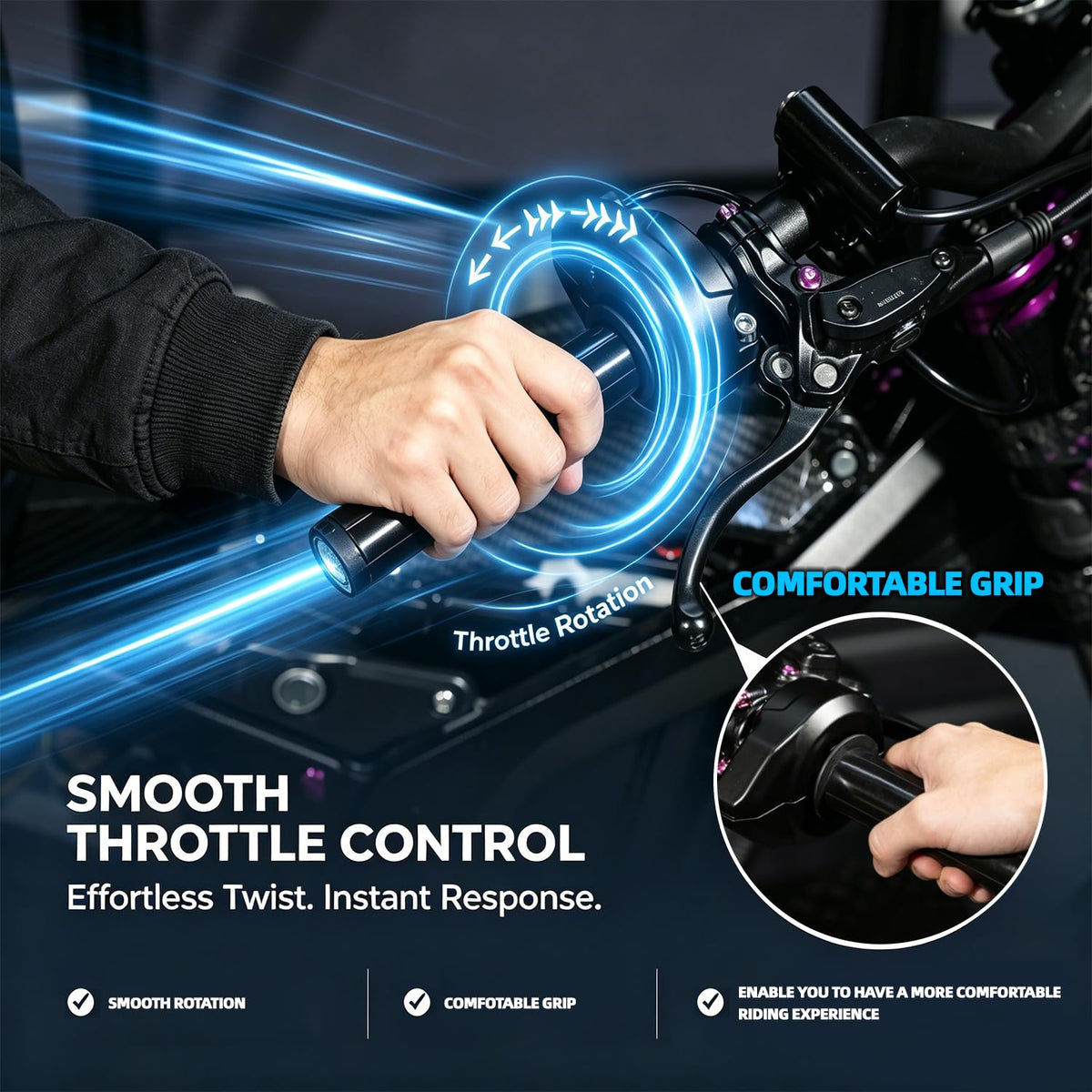 Electric Bike Twist Throttle O9095