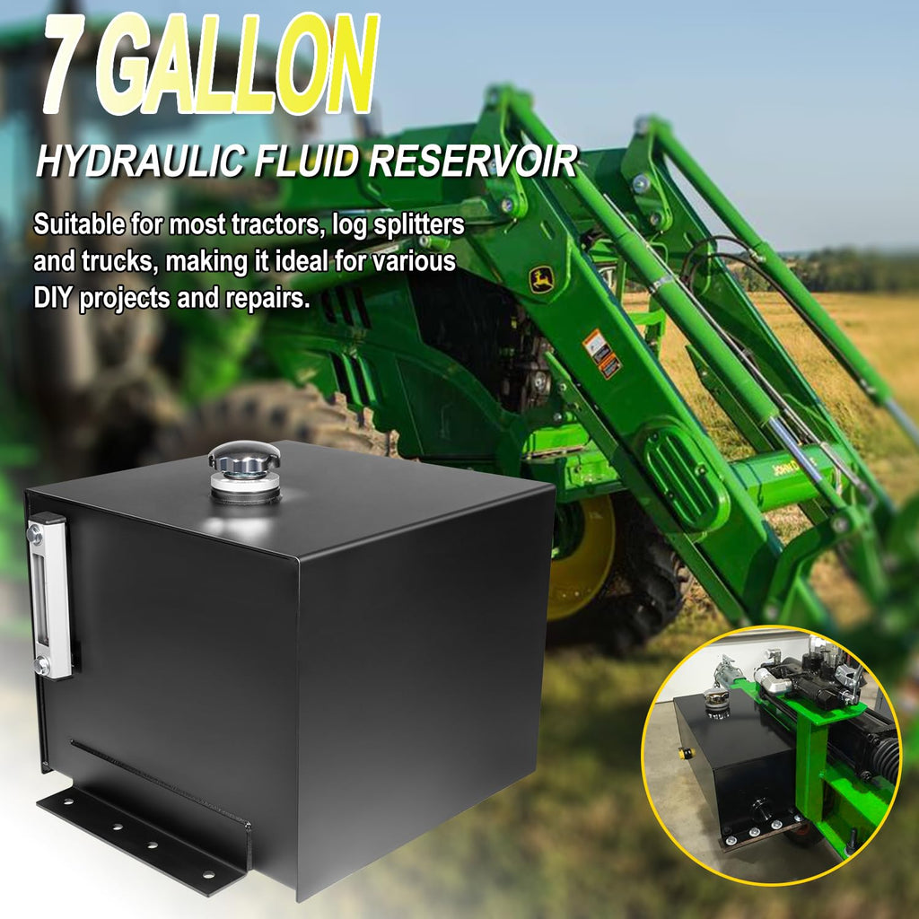 7 Gallon Hydraulic Fluid Reservoir Oil Tank J14850