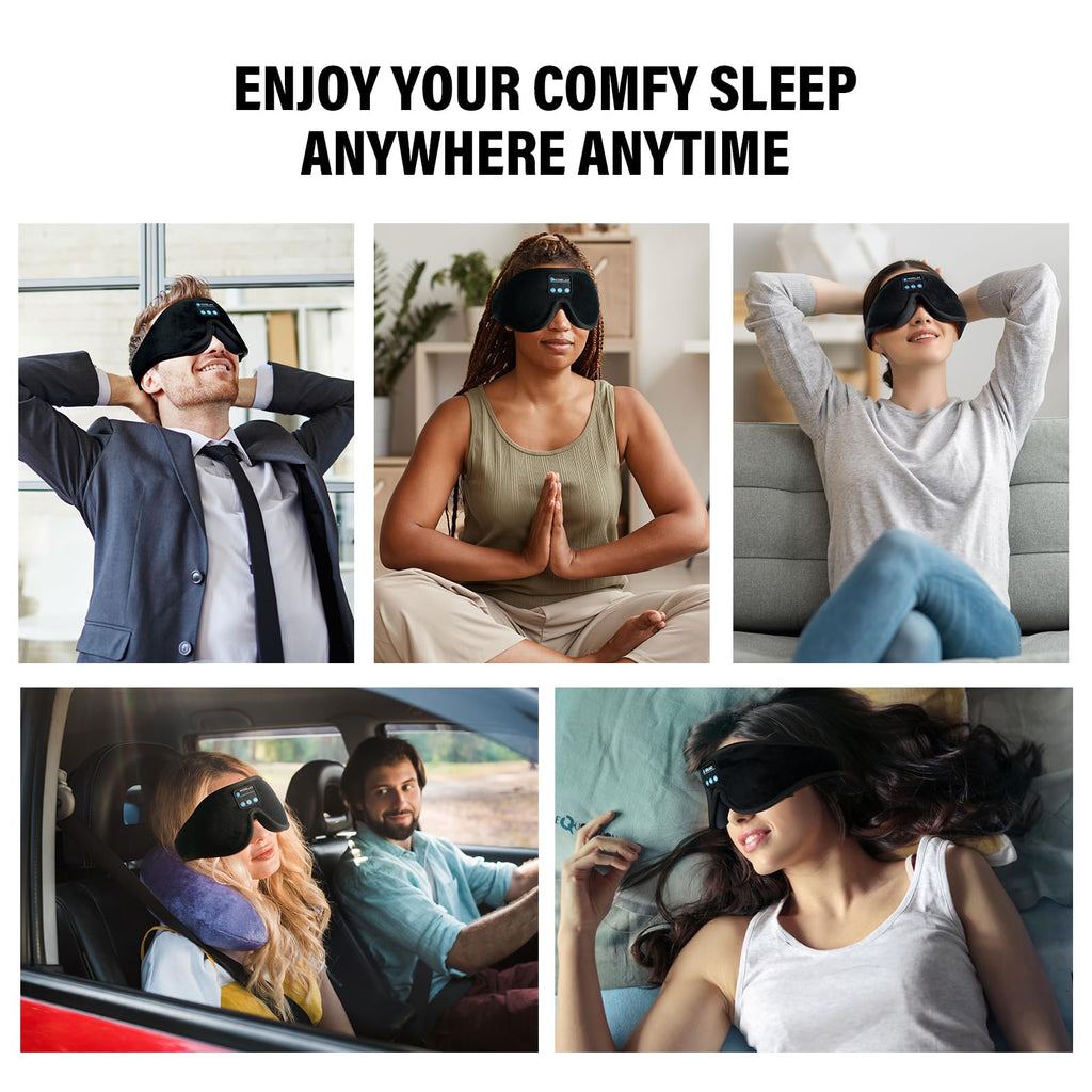 Sleep Mask with Bluetooth Headphones O7271