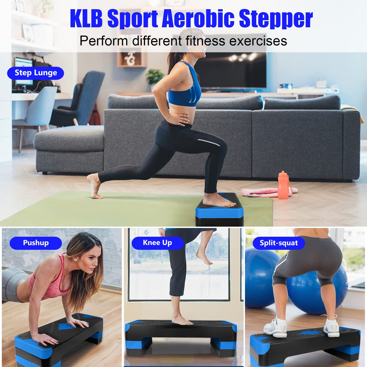 Adjustable Aerobic Stepper O76066