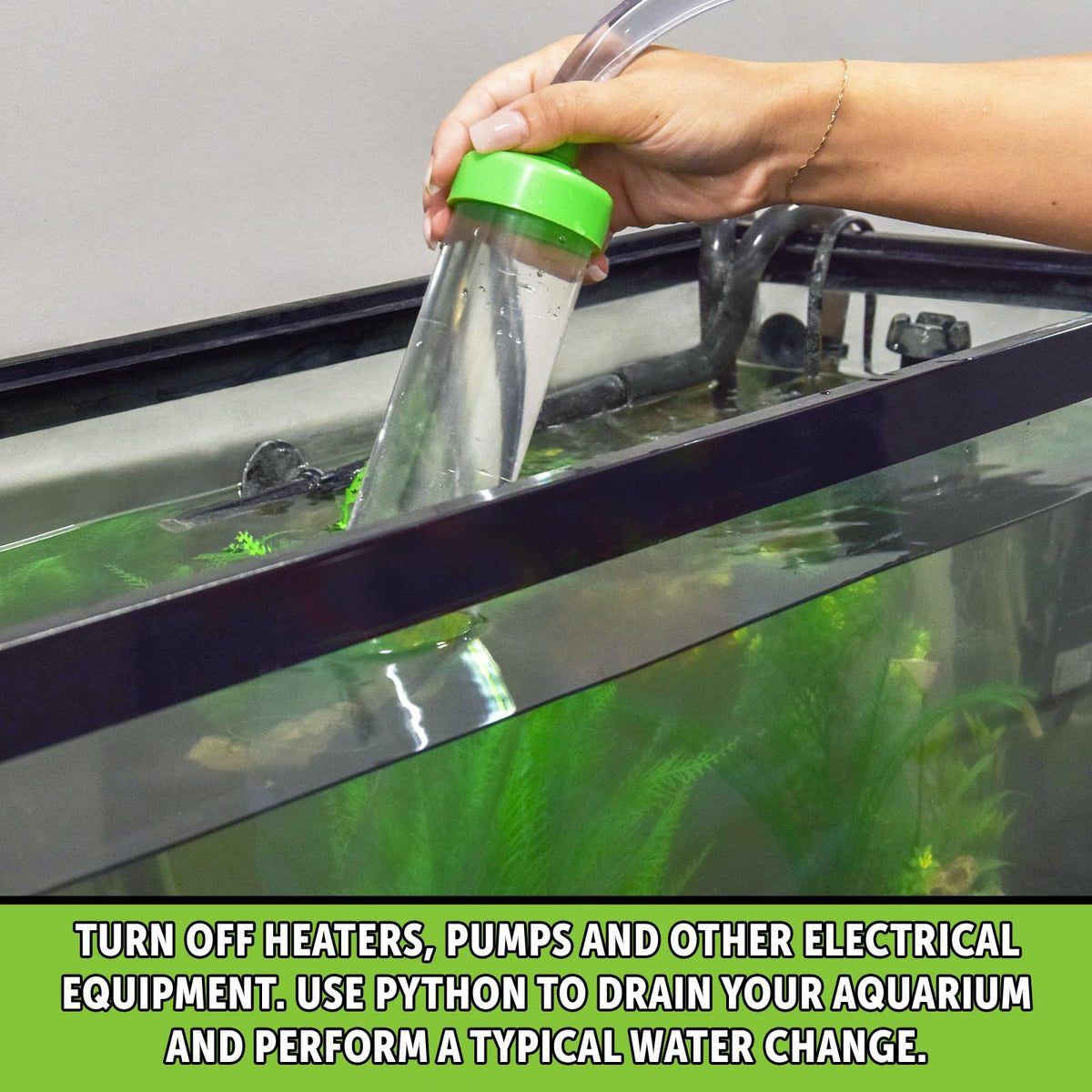 Aquarium Maintenance System, Gravel Cleaner and Water Changer, 25 Foot M709454