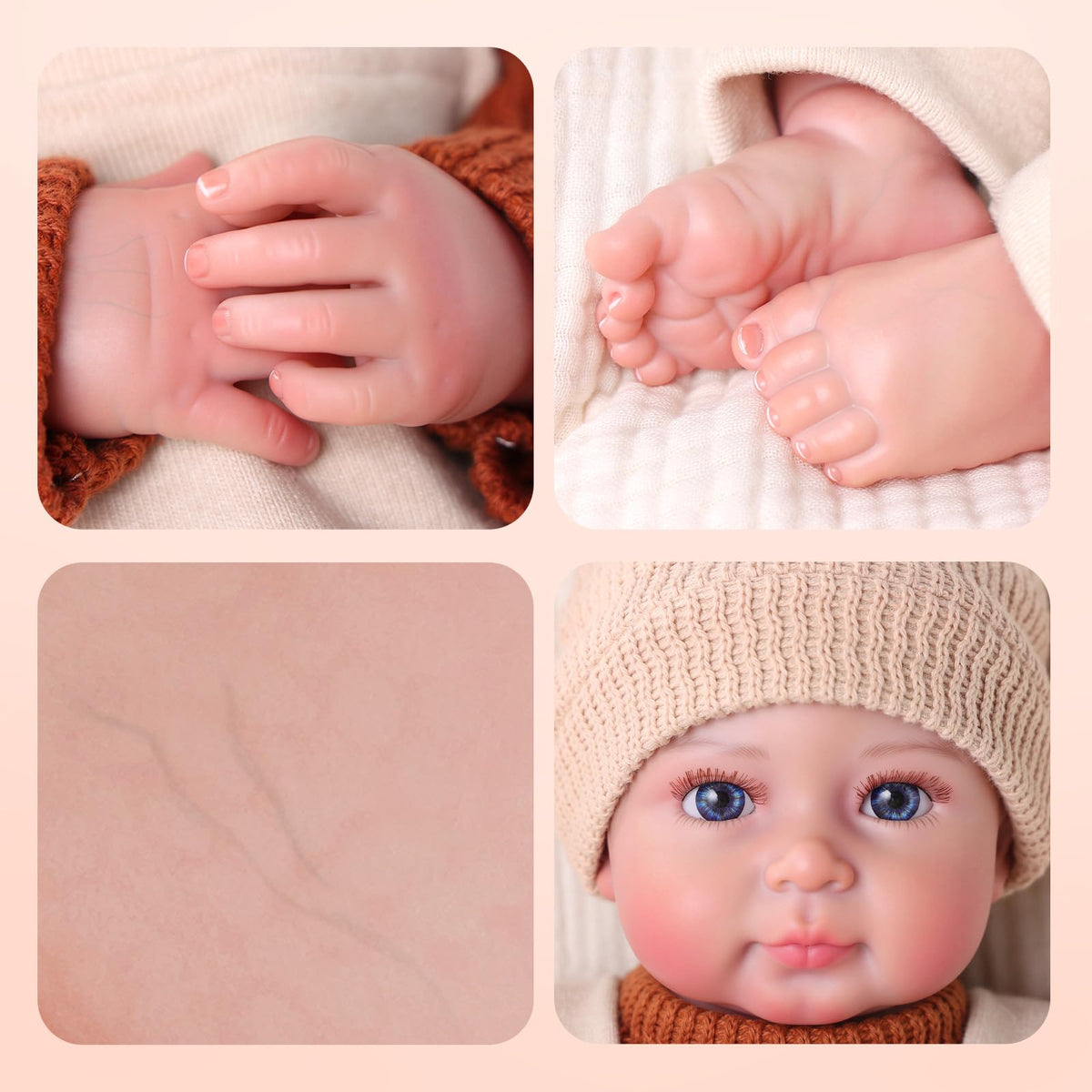 20 Inch Soft Body Reborn Baby Dolls Boy I82516