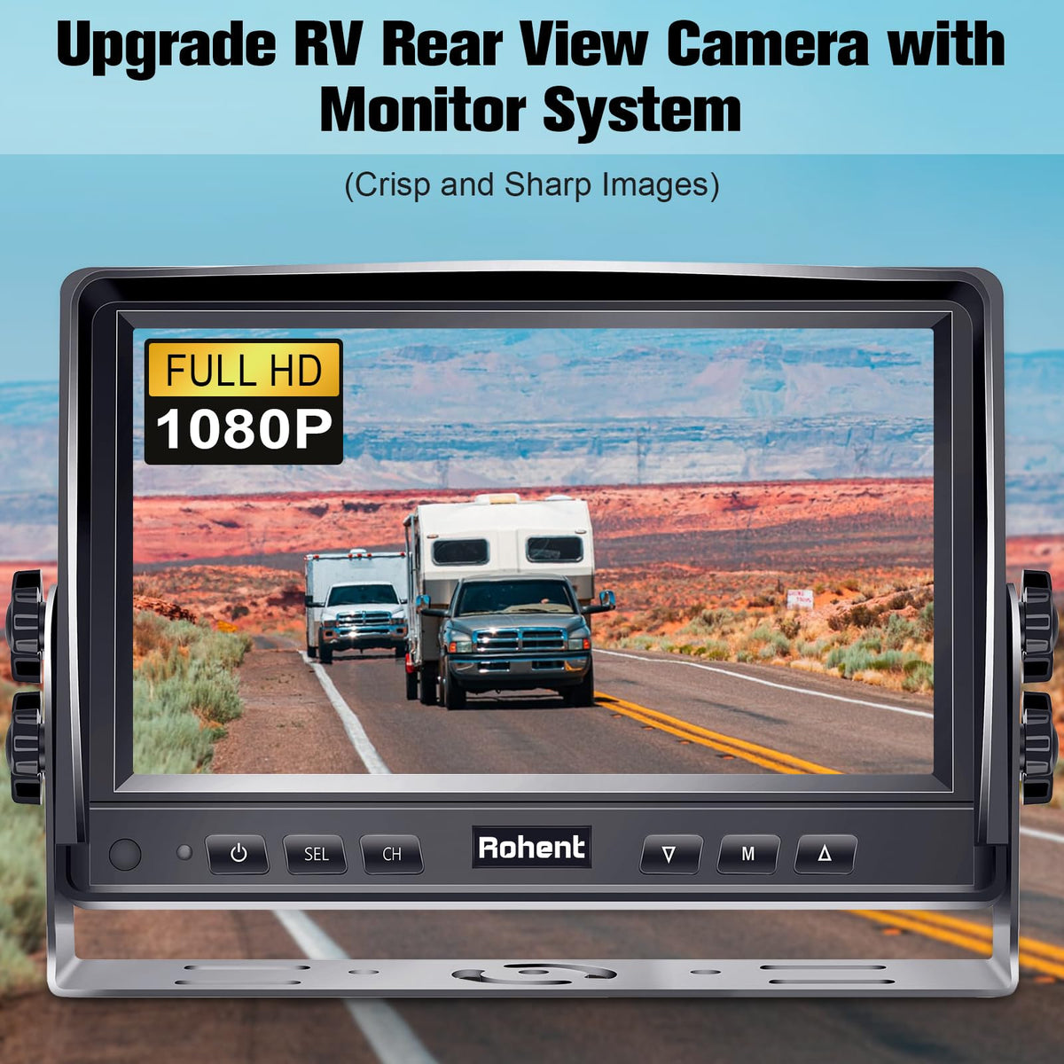 7" Split Screen Dual Backup Camera System J36855