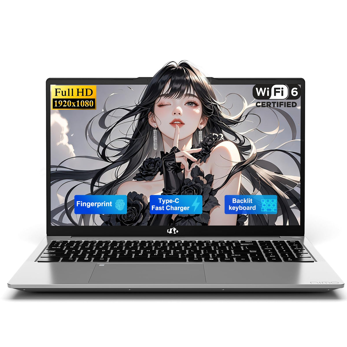 15.6" IPS FHD Laptop 8GB RAM 256GB SSD G928