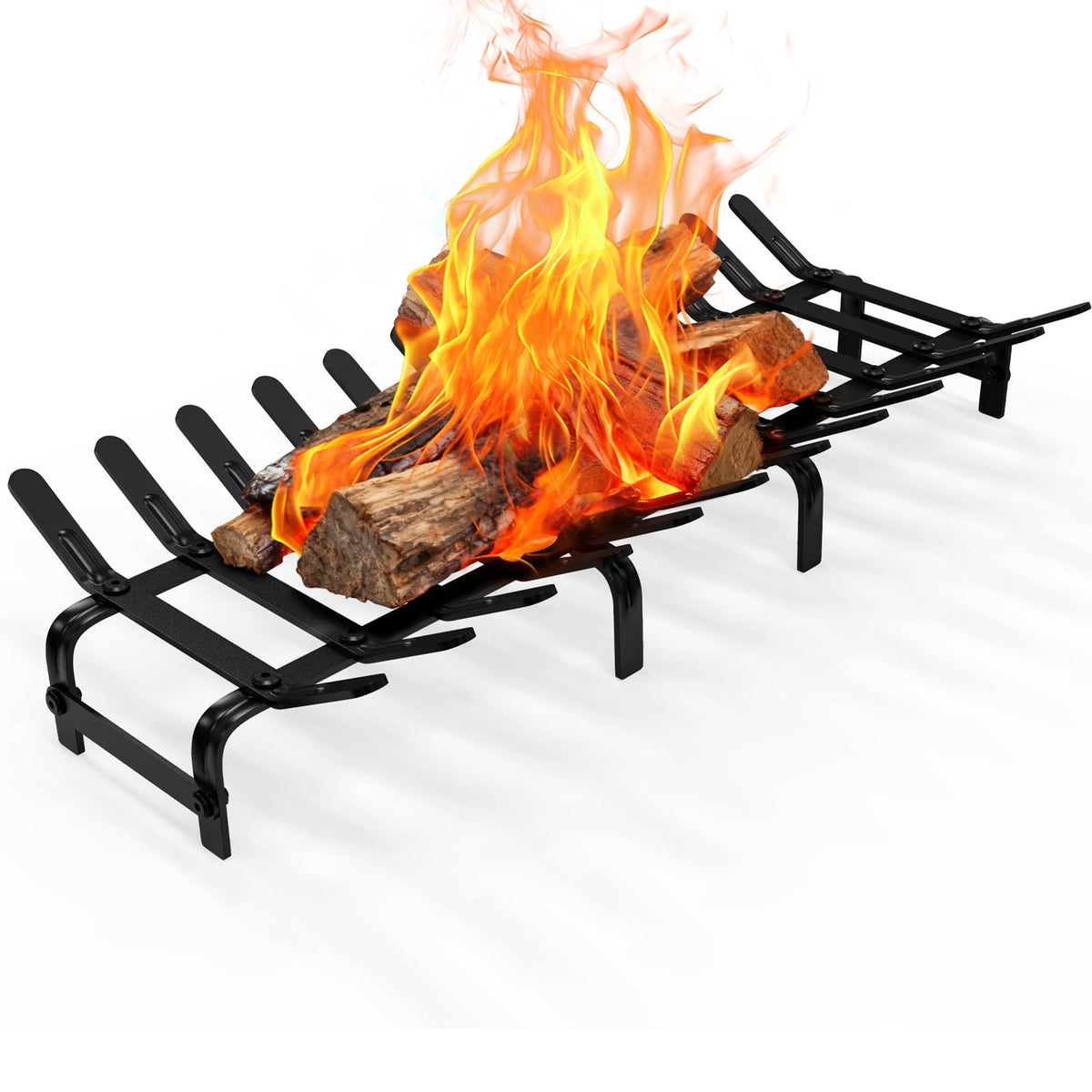 Black Steel Fireplace Grate 28 x 12.5 Inches B281