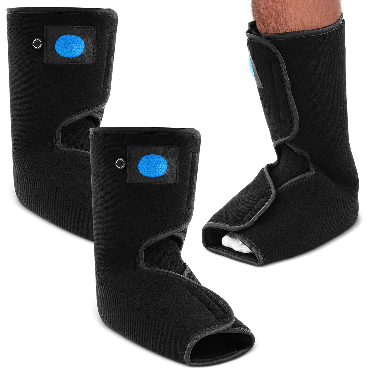 2 Pcs Short Air Cam Walking Boot with Adjustable Bladder & Knob F50870