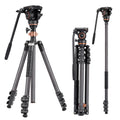 Carbon Fiber 4-Section Tripod D7018