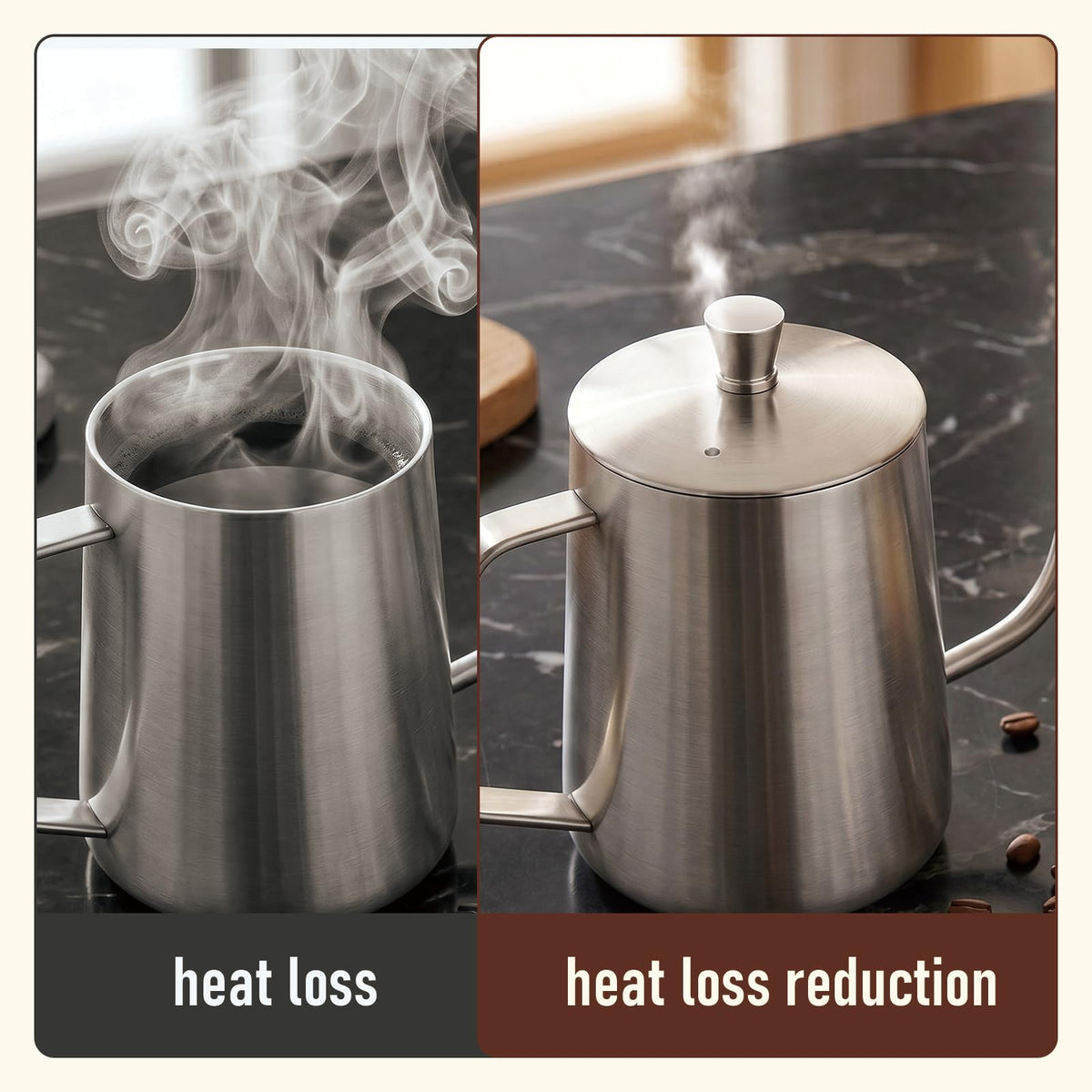 20 oz Stainless Steel Pour Over Kettle S758