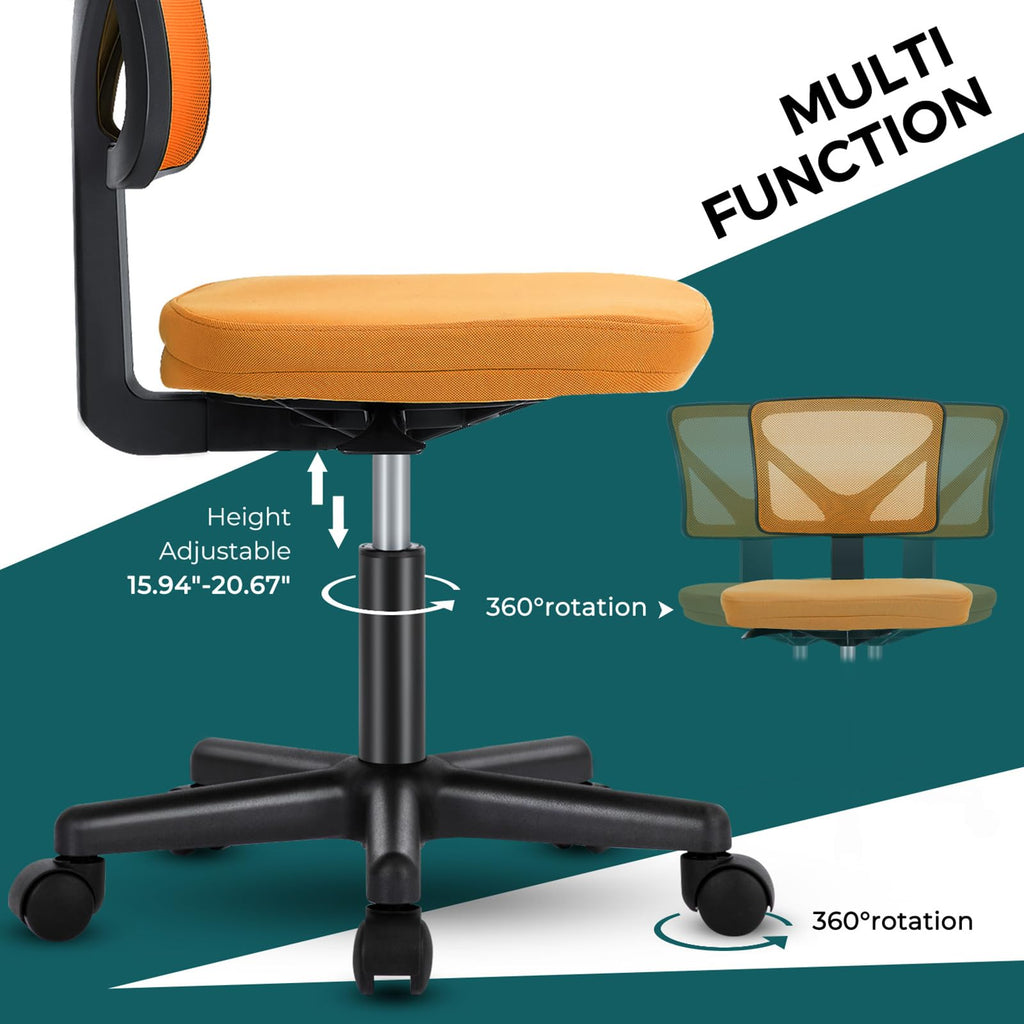 Armless Mesh Office Chairs S3579
