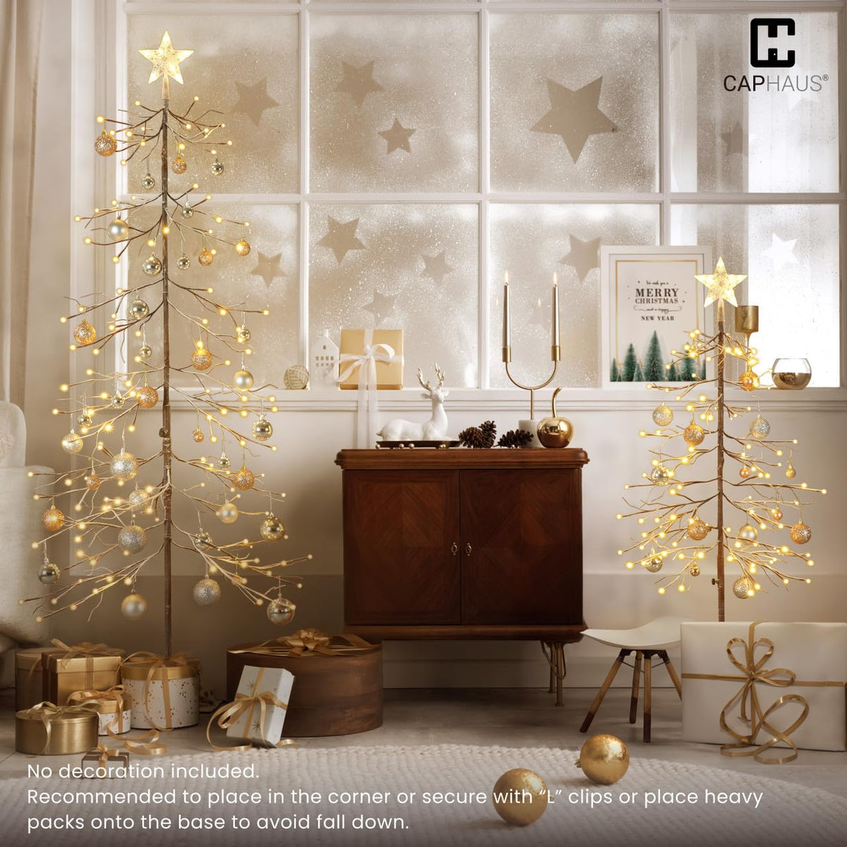 8 Ft Pre-Lit Twinkling Christmas Tree with Lights T82765