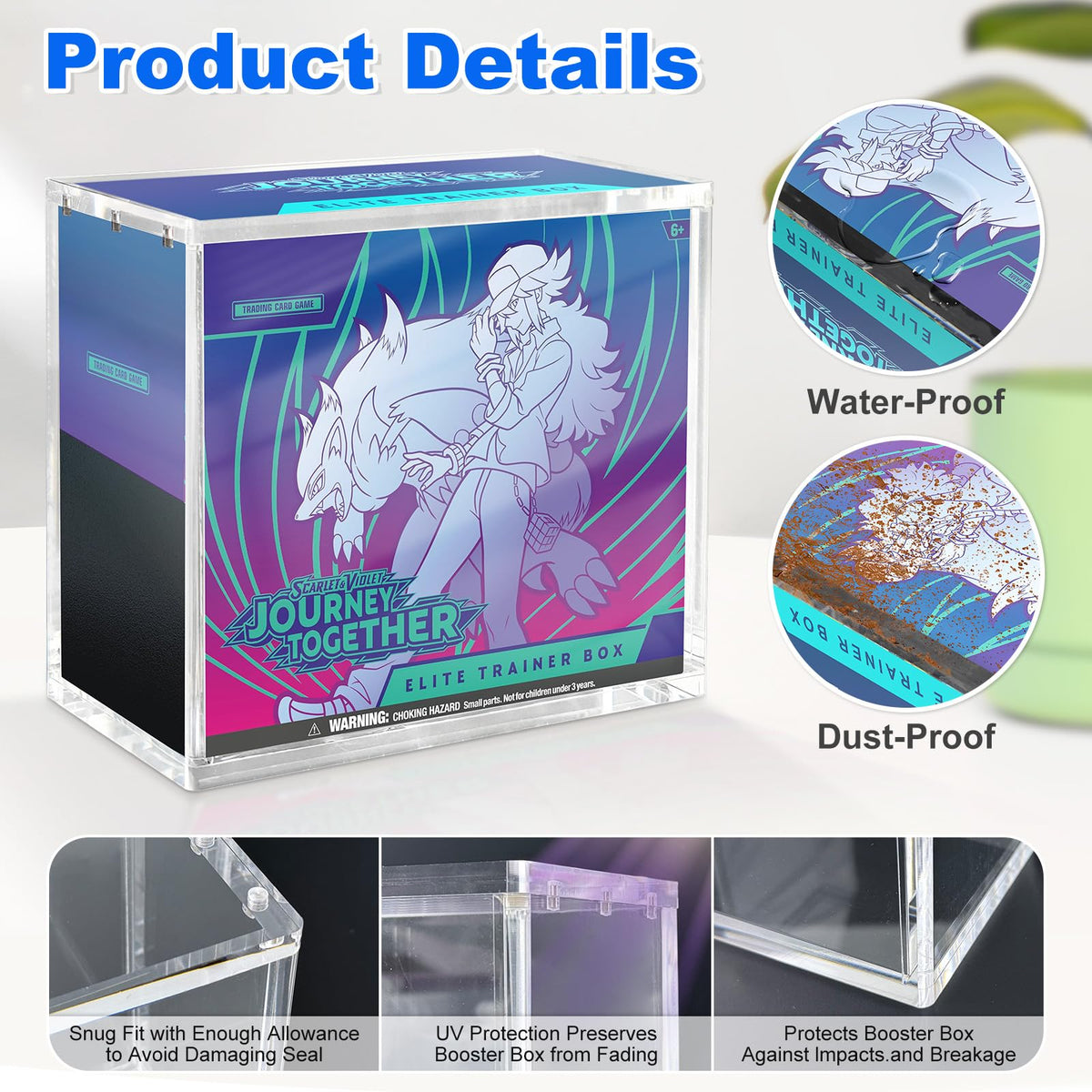 8mm Acrylic Display Case with Magnets X592937