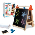 3-in-1 Tabletop Dry Erase Chalkboard Art Easel with Paper Roll N1521