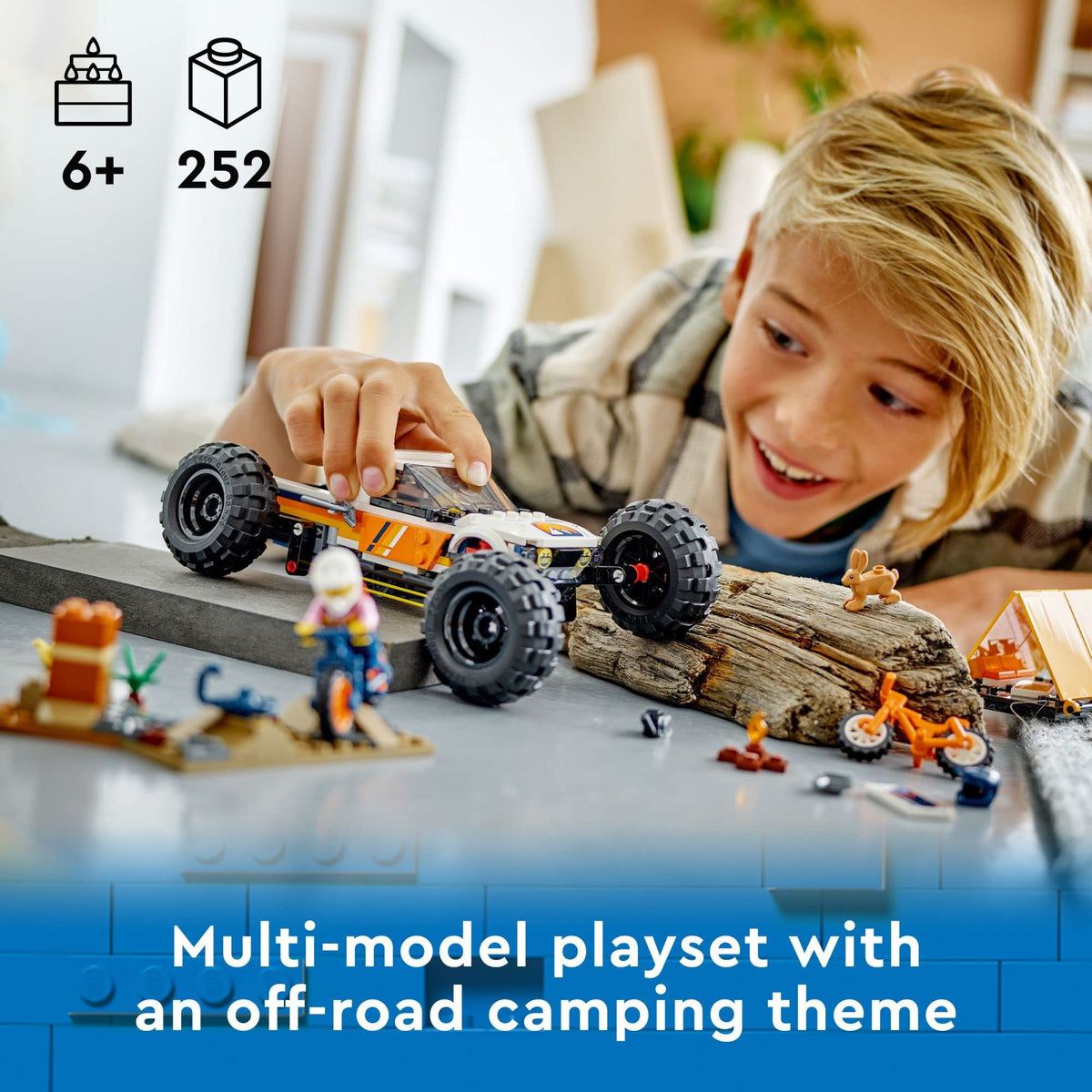 4x4 Off-Roader Building Blocks Toy Truck Z702125