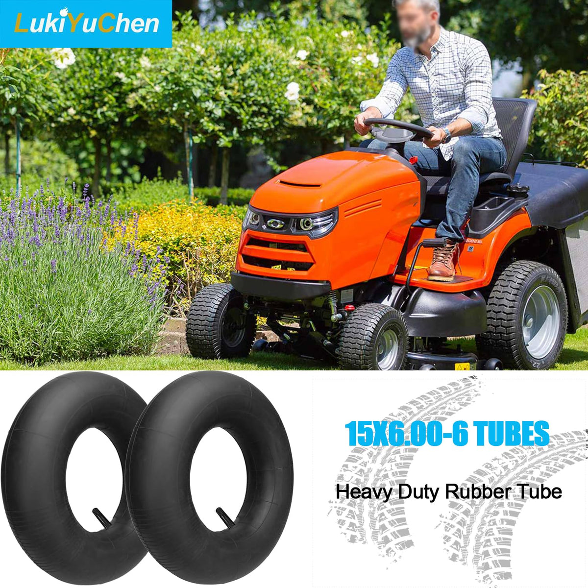 15x6.00-6 Inner Tube with TR13 Valve Stem 2/Pack K159342