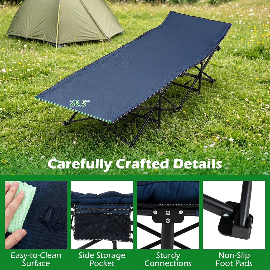 Camping Cot with Padded Mat H935475